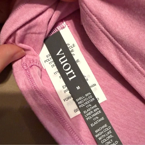 NWT Vuori halo halter AZALEA PINK HEATHER Size M - Picture 3 of 6